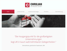 Tablet Screenshot of chrilian.com